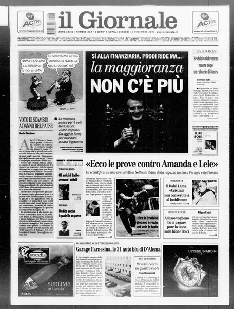 Il giornale : quotidiano del mattino